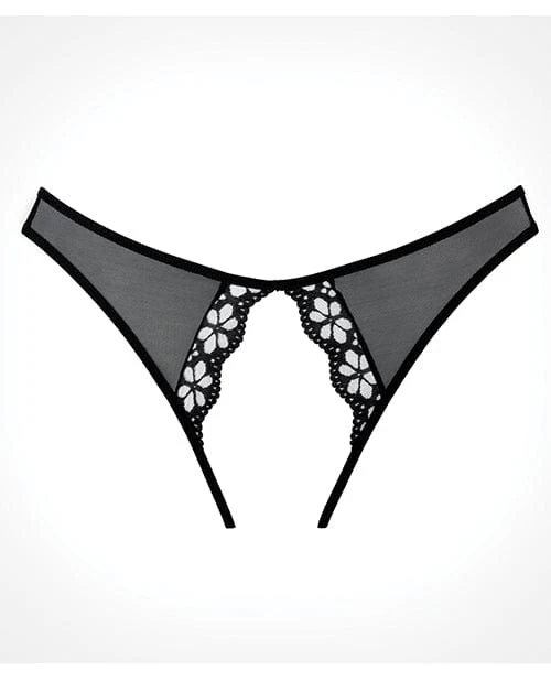 Adore Mirabelle Plum Panty Black One Size Fits Most - Image 4