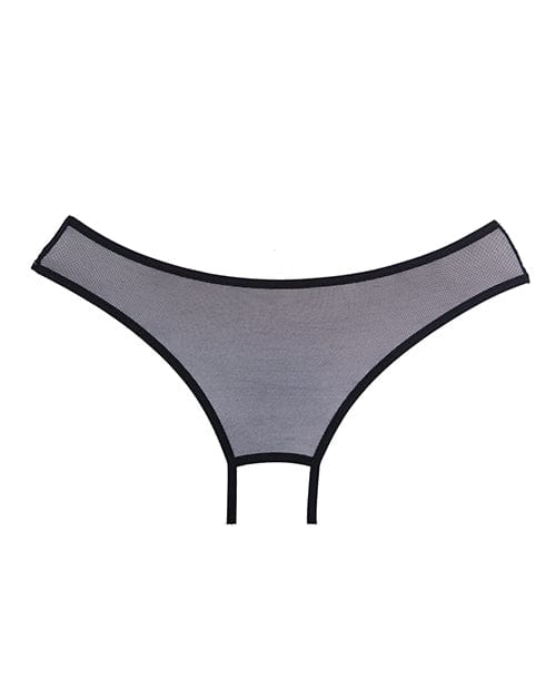 Adore Sheer Teaz Open Panty Black One Size Fits Most - Image 4