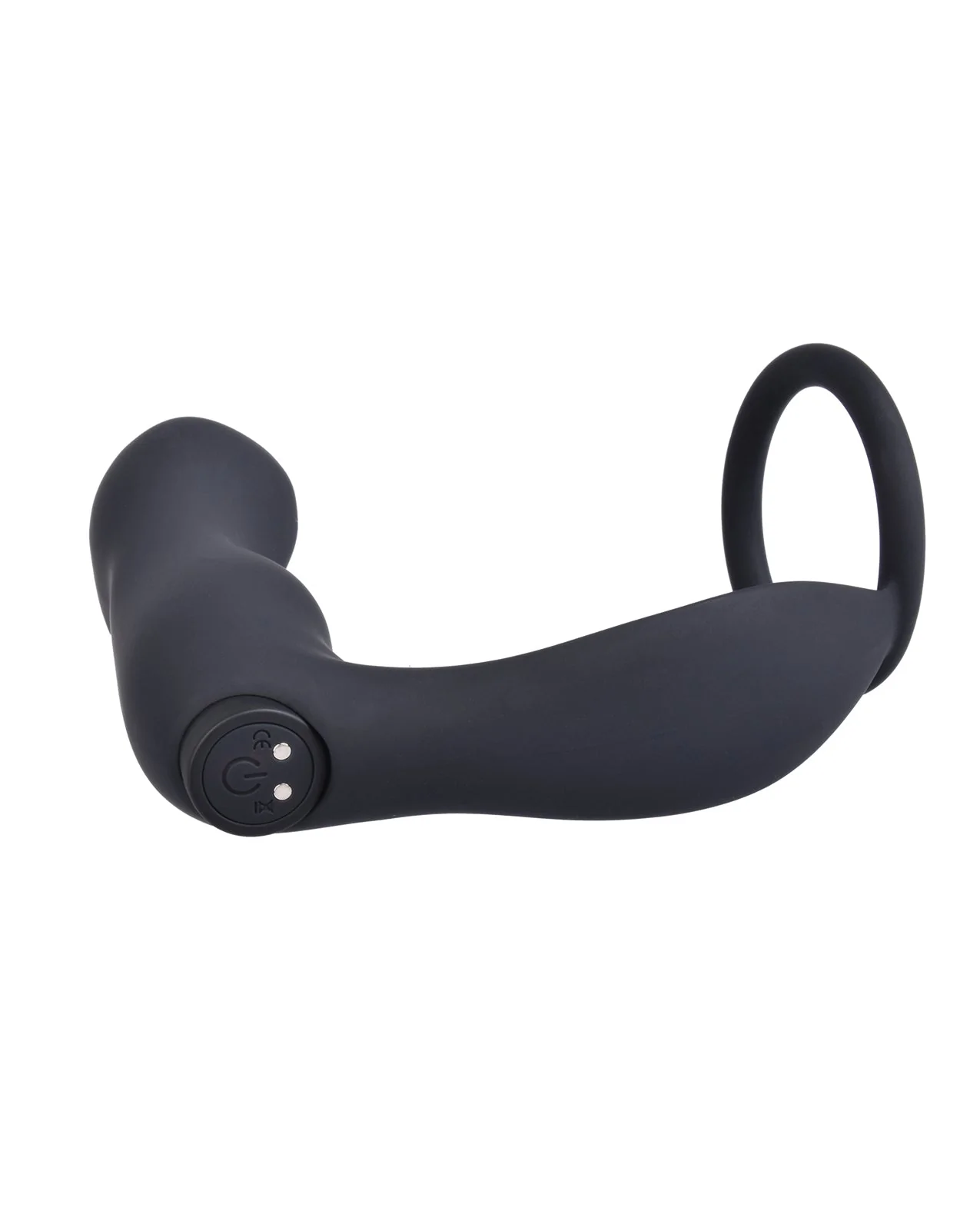 Ass-station Contoured Anal Plug with Remote - Black - Image 4