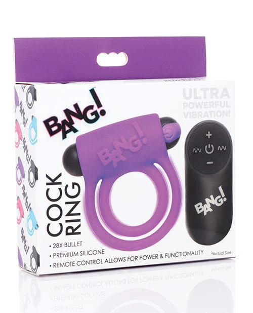 Bang! Vibrating Cock Ring & Bullet with Remote Control - Image 8
