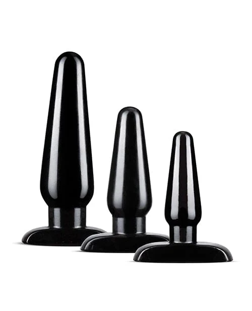 Blush Anal Adventures Basic Plug Kit - Black - Image 2