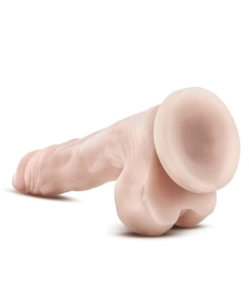 Blush Dr. Skin Stud Muffin 8.5" Dong with Suction Cup - Beige - Image 5