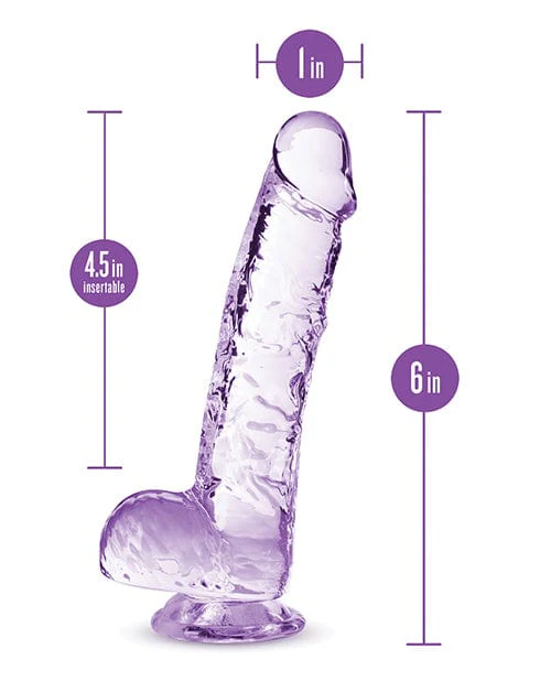 Blush Naturally Yours 6" Crystalline Dildo - Image 4