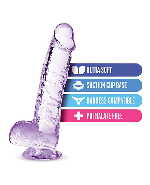 Blush Naturally Yours 6" Crystalline Dildo - Image 5