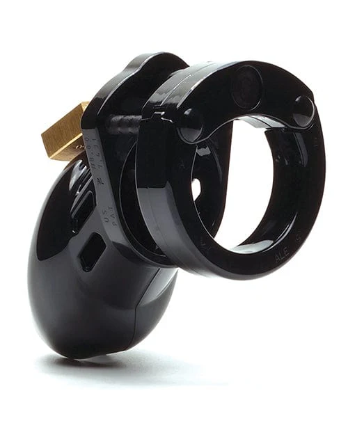 CB-6000s 2 1-2" Cock Cage & Lock Set - Black - Image 3