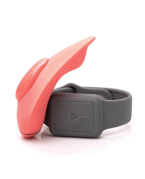 Clandestine Devices Companion Panty Vibe with Wearable Remote - Coral - Image 4