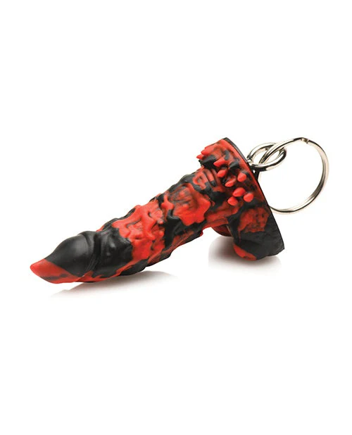 Creature Cocks Fire Demon Keychain - Red/Black - Image 3