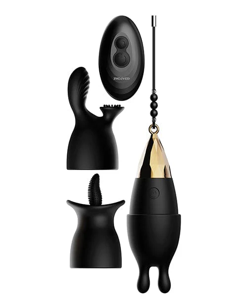 Evolved Egg Citement Rechargeable Bullet - Black-Gold - Image 4