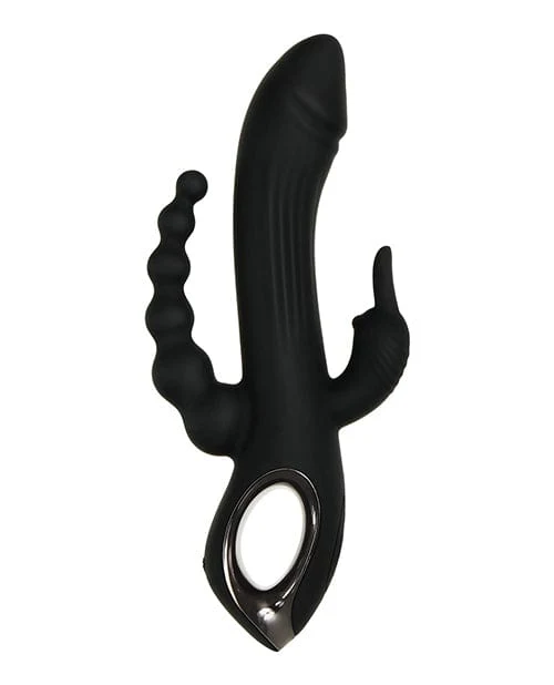 Evolved Trifecta Triple Stim Rechargeable - Black - Image 2