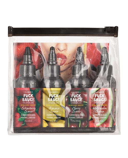 Fuck Sauce Flavored Water Based Personal Lubricant Variety 4 Pack - 2 Oz. Each