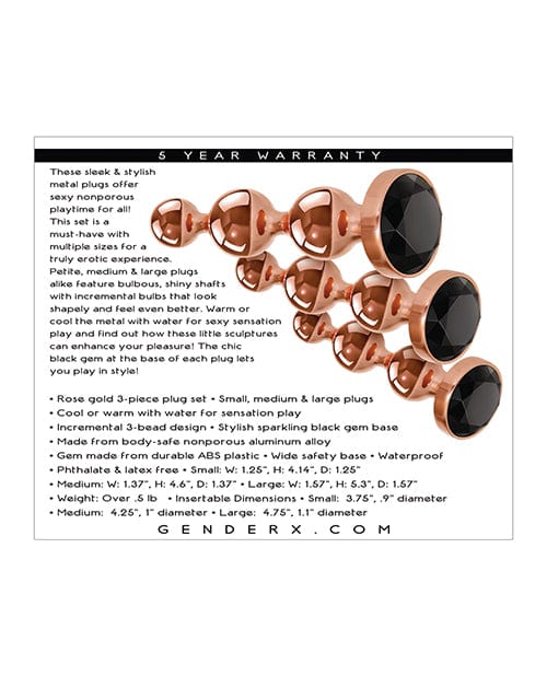 Gender X Gold Digger Set - Rose Gold-Black - Image 2