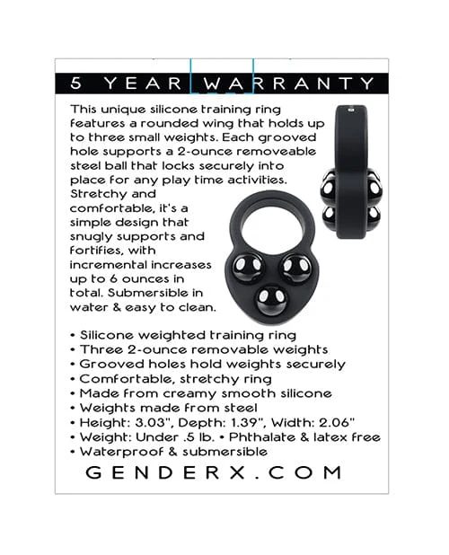 Gender X Workout Ring - Black - Image 2