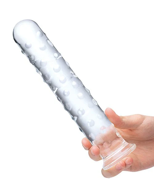 Glas 10 Inch Extra Large Glass Dildo - Clear - Image 5