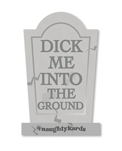 Halloween Dick In Ground Sticker - Pack of 3