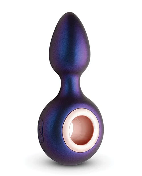 Hueman Deep Space Vibrating Anal Plug - Purple - Image 3
