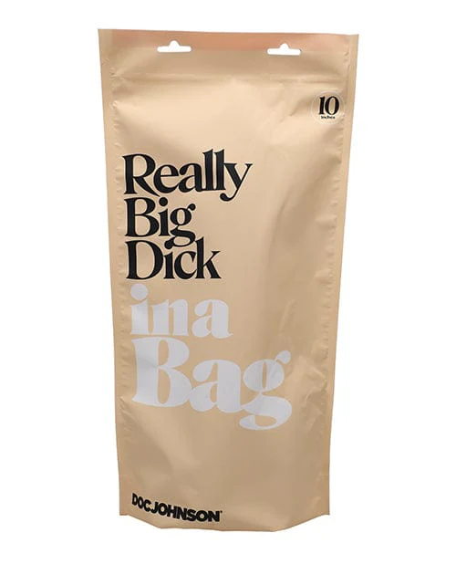 In A Bag 10" Really Big Dick - Clear - Image 2