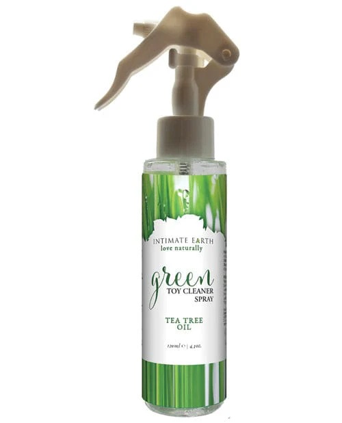 Intimate Earth Toy Cleaner Spray - 4.2 Oz. Green Tea Tree Oil