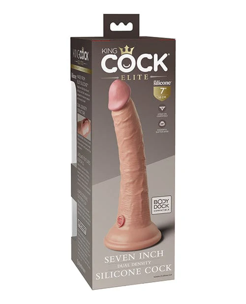 King Cock Elite 7" Dual Density Silicone Cock - Image 3
