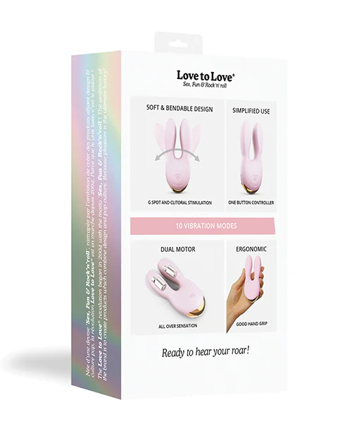 Love to Love Hear Me Flexible Ear Stim - Baby Pink - Image 4