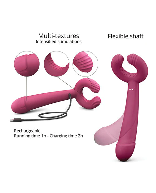 Love to Love Please Me Multi-Play Vibrator - Plum Star - Image 5