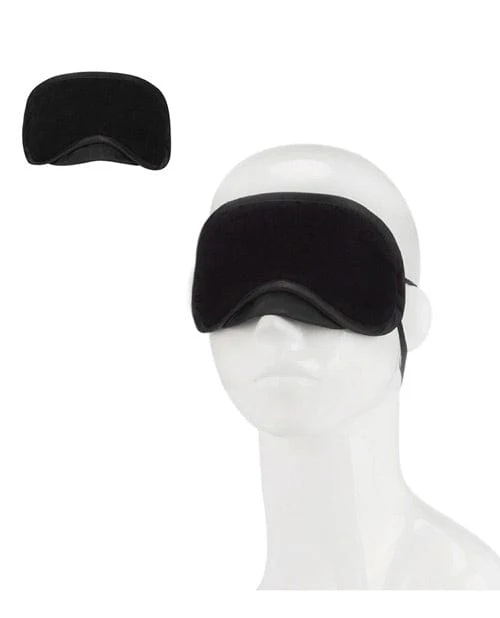 Lux Fetish Peek A Boo Love Mask - Black - Image 5
