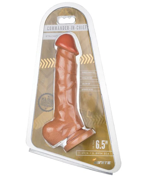 Major Dick Straight with Balls & Suction Cup Commander In Chief