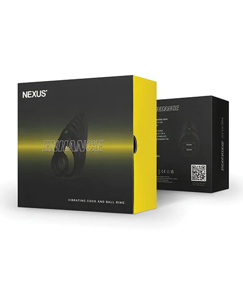 Nexus Enhance Cock & Ball Ring - Black - Image 4