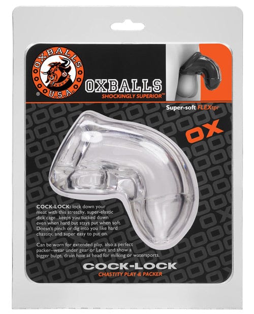 Oxballs Cock Lock Cock Cage - Clear - Image 2