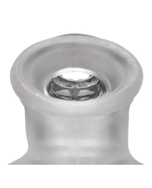 Oxballs Sackjack Wearable Jack Off Sheath - Clear Frost - Image 4