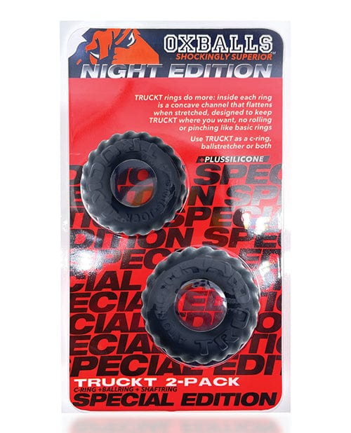 Oxballs Truckt Cock & Ball Ring Special Edition - Night Pack Of 2 - Image 2