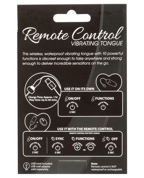 Powerbullet Remote Control Vibrating Tongue - Pink - Image 2