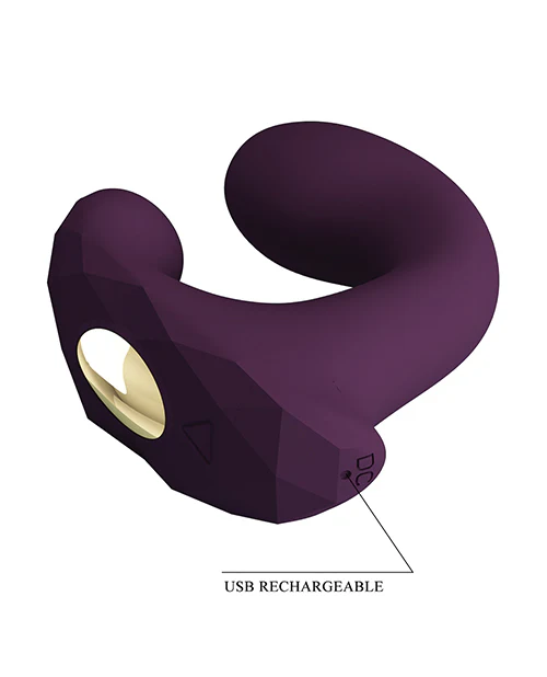 Pretty Love Billy Vibrating Dual Stimulator - Purple - Image 2