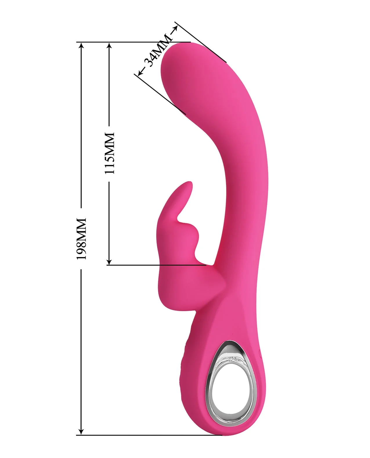 Pretty Love Novak Handle Rabbit with Bunny - Pink - Image 2
