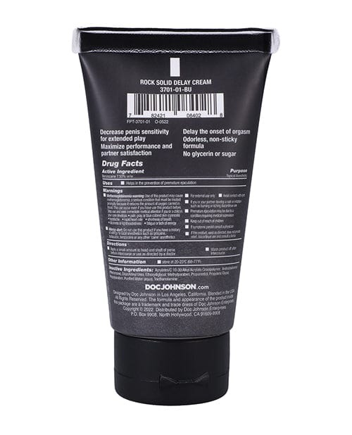 Rock Solid Delay Cream - 2 Oz - Image 2