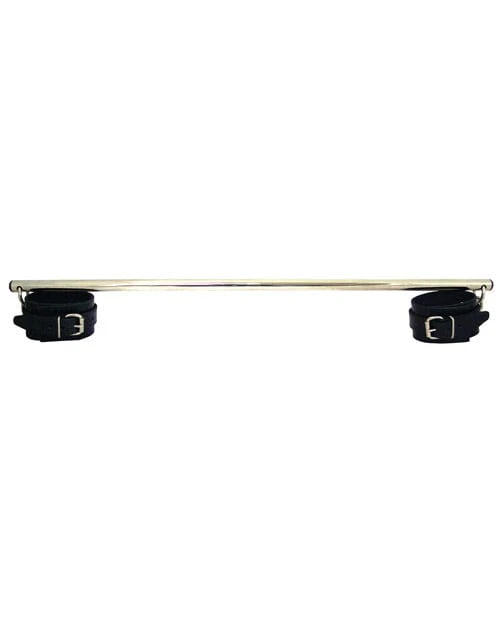 Rouge Leather Leg Spreader Bar with Black Cuffs - Image 2