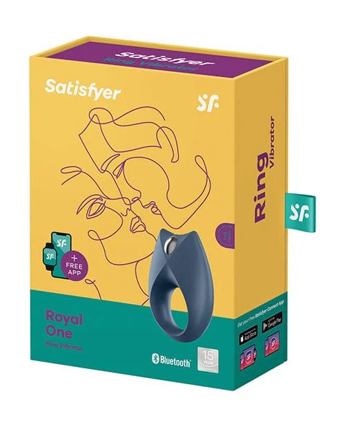 Satisfyer Royal Ring with App - Blue - Image 2