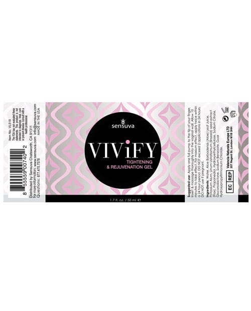 Sensuva Vivify Tightening Gel - 1.7 Oz. - Image 2