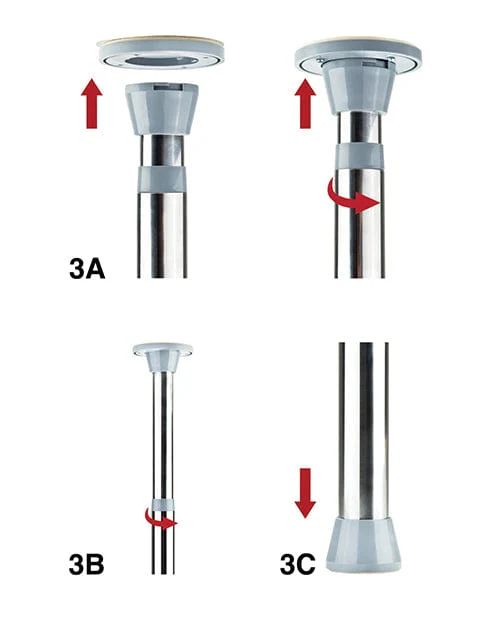 Shots Ouch Dance Pole - Silver - Image 3