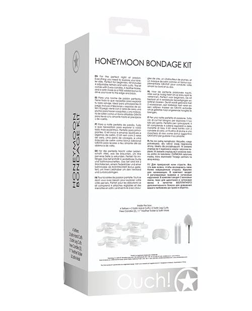 Shots Ouch Honeymoon Bondage Kit - White - Image 3