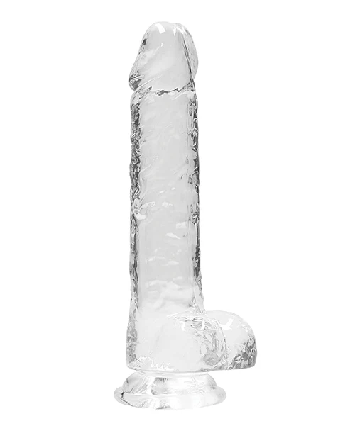 Shots RealRock Realistic Crystal Clear Dildo with Balls - Image 88