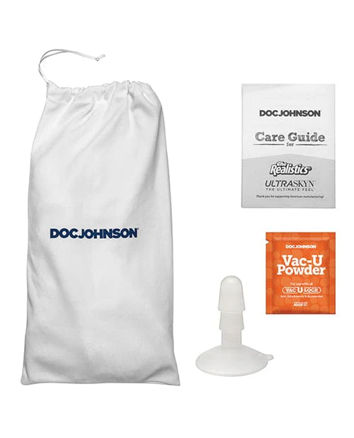Signature Cocks Ultraskyn 8 Inch Cock with removable Vac-u-lock Suction Cup - Owen Grey - Image 5