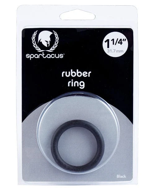 Spartacus 1.25" Rubber Cock Ring - Image 3