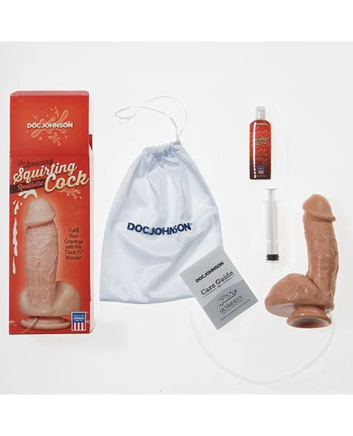 Squirting Realistic Cock with Splooge Juice - Flesh - Image 3