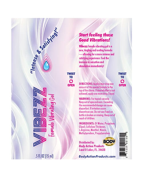 Vibezz Stimulating Gel - .5 oz. Bottle - Image 2