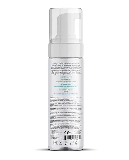 Wicked Sensual Care Simply Foam & Fresh Toy Cleaner - 7 Oz - Image 2