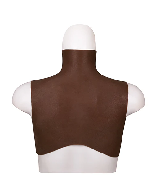 XX-DREAMTOYS Ultra Realistic E Cup Breast Form Large - Black - Image 4